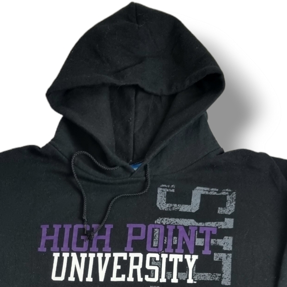 Champion Point University Panthers Hoodie Black HPU Hooded Sweatshirt Mens 2XL. - Picture 7 of 8